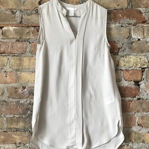 H&M High to low sleeveless tunic top